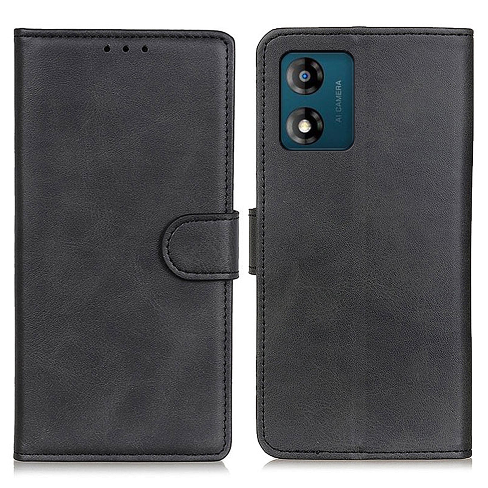 Anti-shock Protective Phone Case for Motorola Moto E13 4G PU Leather Flip Mobile Phone Cover with Stand Wallet Anti-shock Protective Phone Case for Motorola Moto E13 4G PU Leather Flip Mobile Phone Cover with Stand Wallet